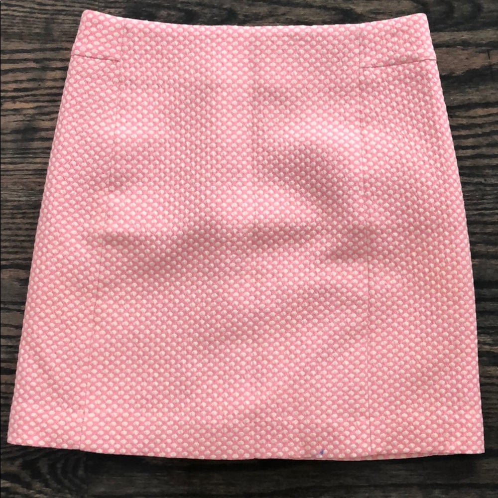 Pink LOFT pencil skirt